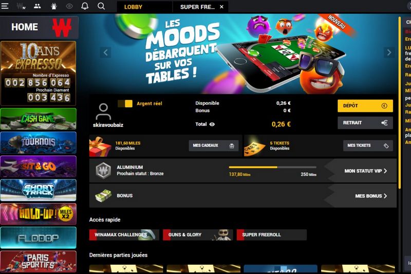 Reseña de Winamax Texas Hold'em